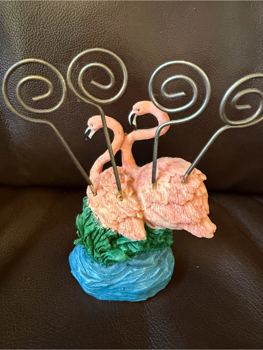 Pink Flamingo Figurine Photo/Note Holder - Daytona Beach NWT - Picture 2 of 3